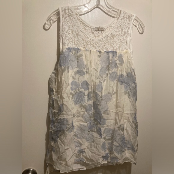Bellambra 100% silk sleeveless shirt - Picture 1 of 7